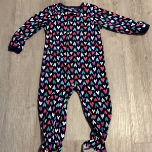 Colorful Heart Pattern Kids One Piece